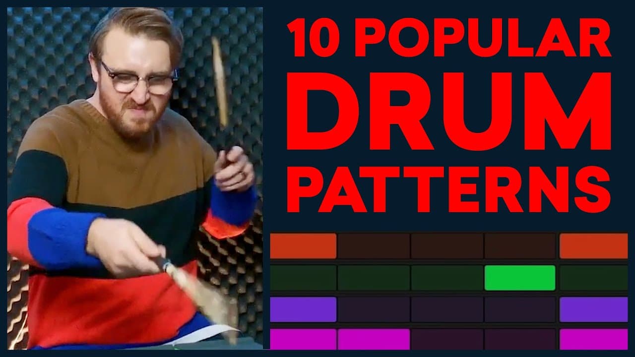 Drum patterns to kickstart your creativity.